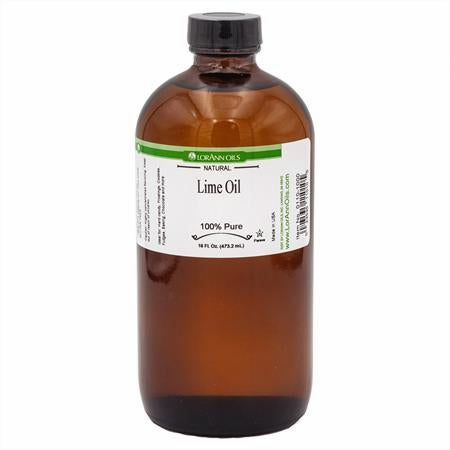 Lime Oil Flavoring - Food Grade Essential Oils - Aromatherapy - 1 oz., 16 oz.