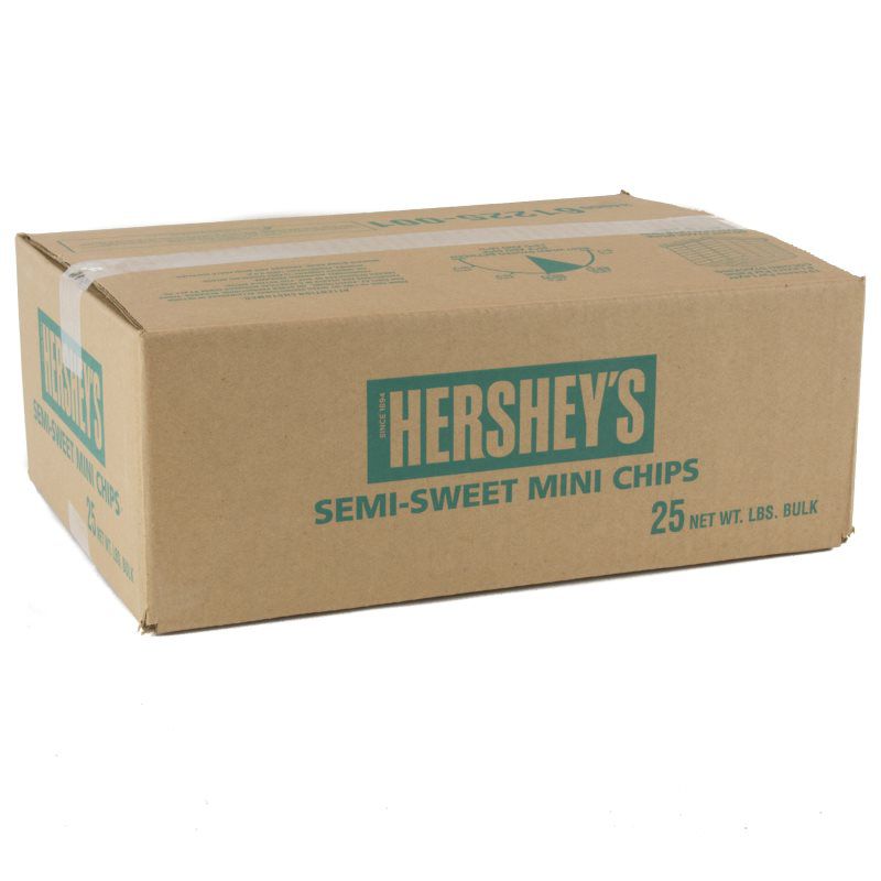 Hershey Semi-Sweet Baking Chips Candy Toppings | TR Toppers C325-250 | Premium Dessert Toppings, Mix-Ins and Inclusions | Canadian Distribution