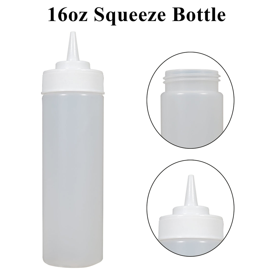 Pro-Kitchen - 16oz Squeeze Bottle - Standard - Clear - QY410C