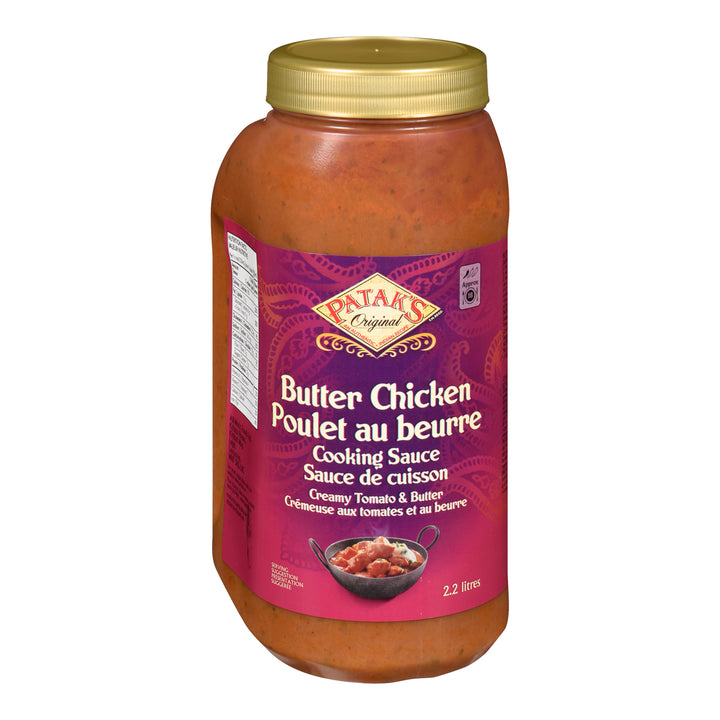 Sauce Cooking Butter Chicken - 2 x 2.2 L - Pataks - Restaurant and Foodservice Ingredients - Canadian Distribution