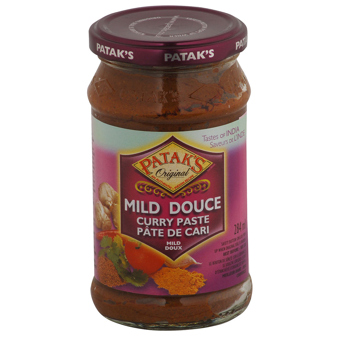 Curry Paste Mild - 6 x 284 mL - Pataks - Restaurant and Foodservice Ingredients - Canadian Distribution