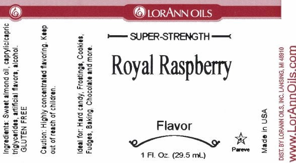 Humco Raspberry Flavoring Royal Raspberry Flavoring - Super Strength Flavor 1 oz., 16 oz., 1 Gal ...
