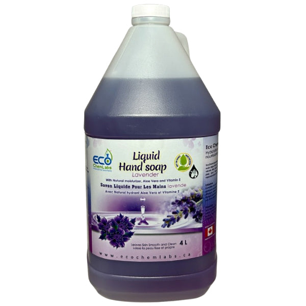 Locanz-Eco - L-Eco Liquid Hand Soap Lavender 4X4 Lt - Canadian Distribution