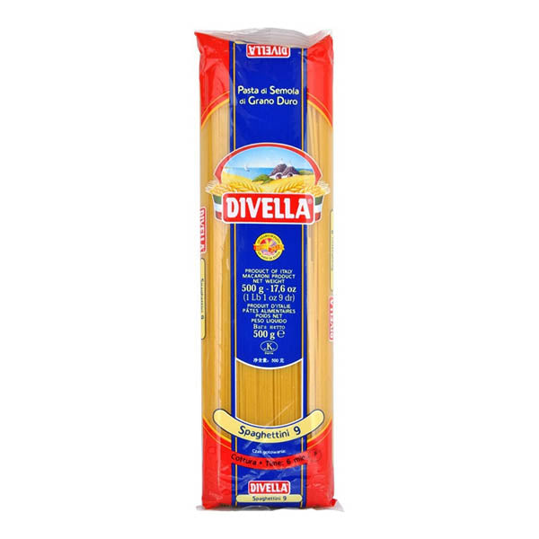 DIVELLA - SPAGHETTINI #9 24x500 GR