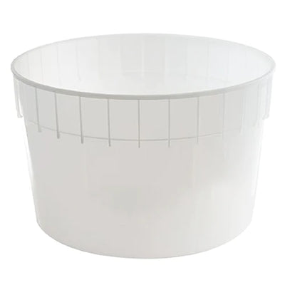 1.5 Gallon (5.7L) White HDPE Plastic Dairy Pails | 40 Pails Per Case | Foodservice Approved and Freezer Safe | Foodservice Canada