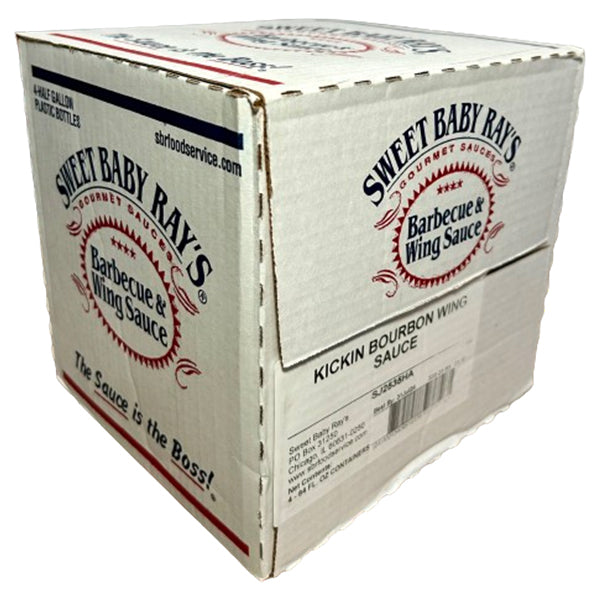 SWEET BABY RAYS - KICKIN BOURBON WING SAUCE & GLAZE 4x1.89 LT