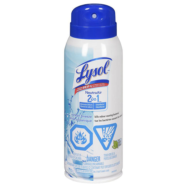 Lysol - Neutra Air Ocean Breeze Odour Eliminator 6X283 Gr - Canadian Distribution