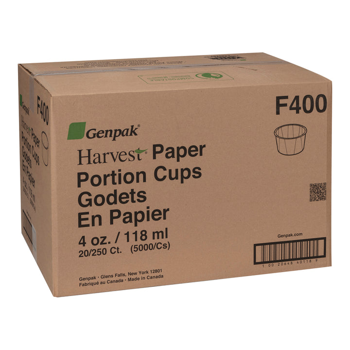 Cup Souffle Paper 4 oz. - 20 x 250 count - Genpak Corp - Packaging and Accessories - Restaurant Supplies and Equipment - Canadian Distribution