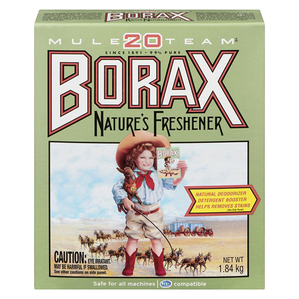 Borox - Natural Deodorizer Detergent Booster 6X1.84 Kg - Canadian Distribution