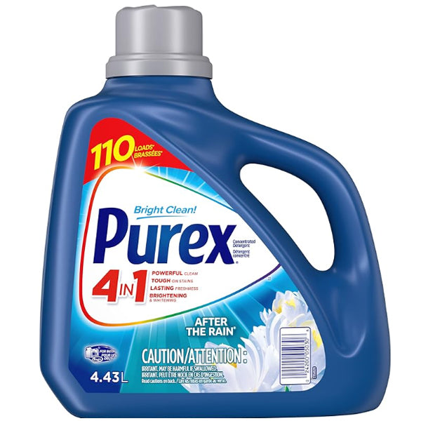 Purex - After The Rain Detergent 110Loads 4X4.43 Lt - Canadian Distribution