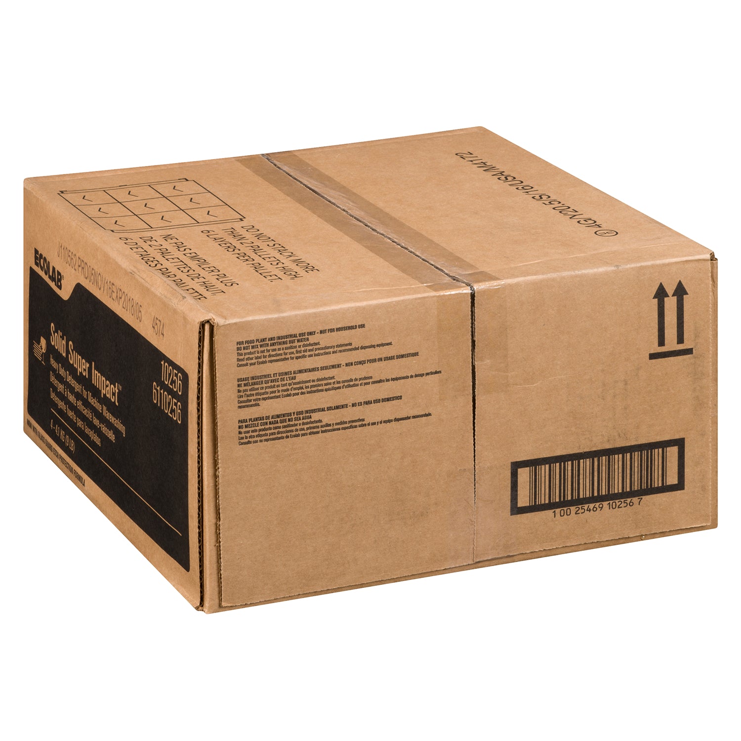 Detergent Machine Solid Super Impact - 4 x 9 lb - Ecolab