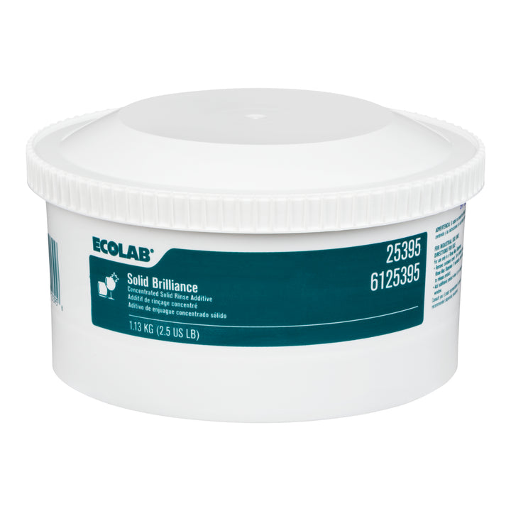 Rinse Aid Brilliance Solid - 2 x 2.5 lb - Ecolab - Packaging and Accessories - Restaurant Supplies and Equipment - Canadian Distribution