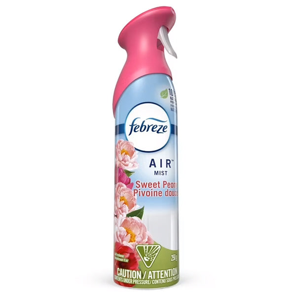 Febreeze - Air Mist Sweet Peony 6X250 Gr - Canadian Distribution