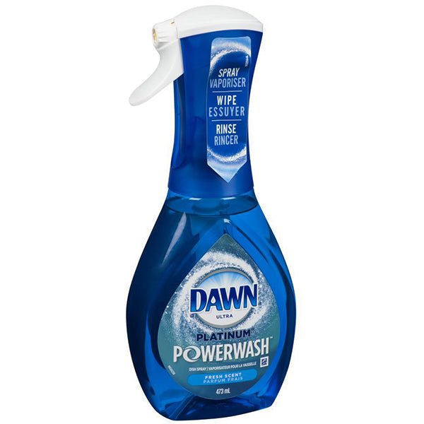 Dawn - Powerwash Ultra Platinum Fresh Scent Dish Spray 6X473 Ml - Canadian Distribution