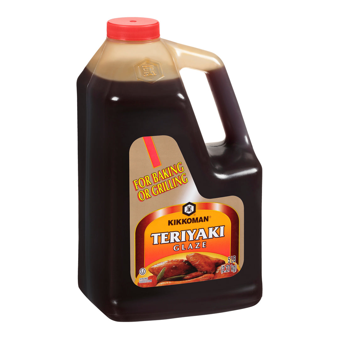 Sauce Teriyaki Glaze - 6 x 5 lbs - Kikkoman - Restaurant and Foodservice Ingredients - Canadian Distribution