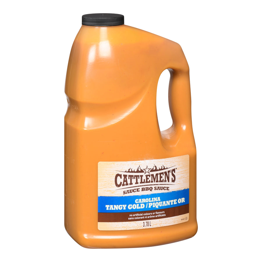 Sauce BBQ Gold Carolina Style Tangy - 2 x 3.78 L - Cattlemen's - Restaurant and Foodservice Ingredients - Canadian Distribution