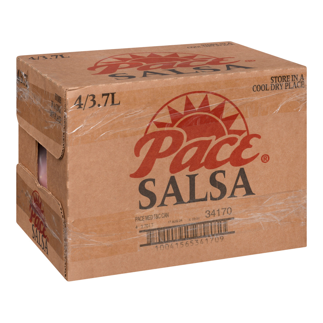 Sauce Salsa Medium Chunky - 4 x 3.7 L - Pace - Restaurant and Foodservice Ingredients - Canadian Distribution