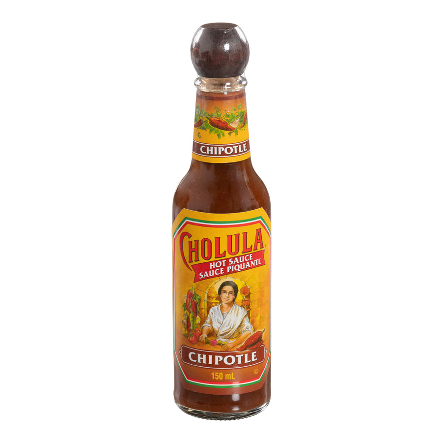 Sauce Hot Chipotle - 12 x 150 mL - Cholula - Restaurant and Foodservice Ingredients - Canadian Distribution