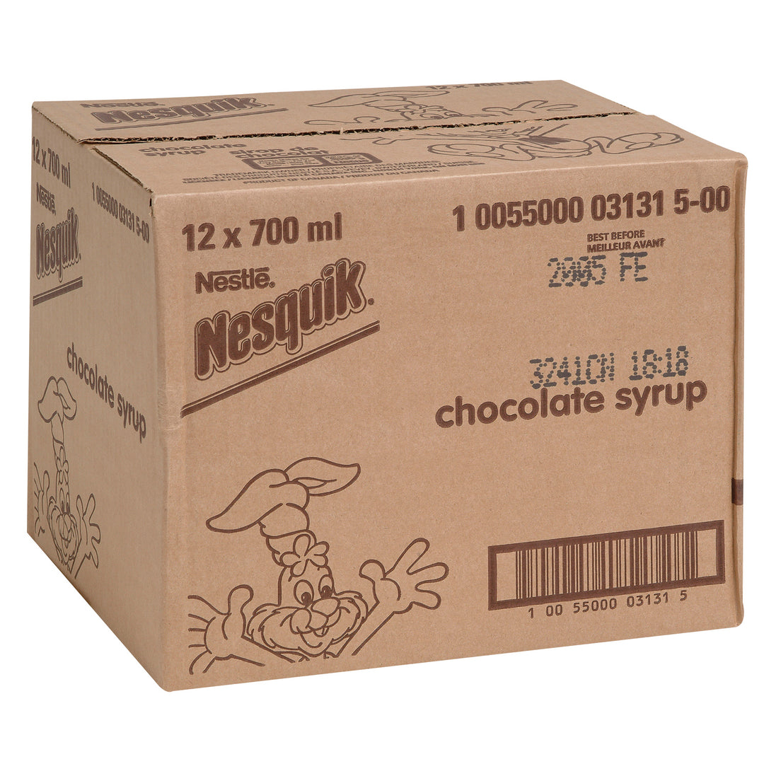 Chocolate Syrup - 12 x 700 ml - Nesquik - Baking Mixes and Ingredients - Canadian Distribution