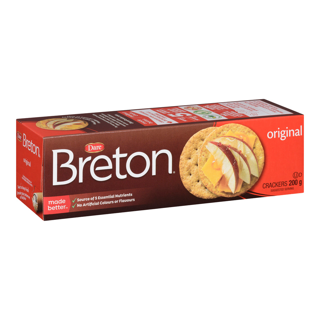 Cracker Breton Original - 12 x 200 g - Dare - Restaurant and Foodservice Ingredients - Canadian Distribution