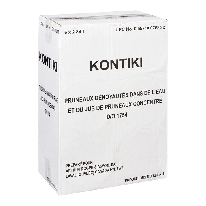 Prune Pitted - 6 x 2.84 L - Kontiki - Restaurant and Foodservice Ingredients - Canadian Distribution