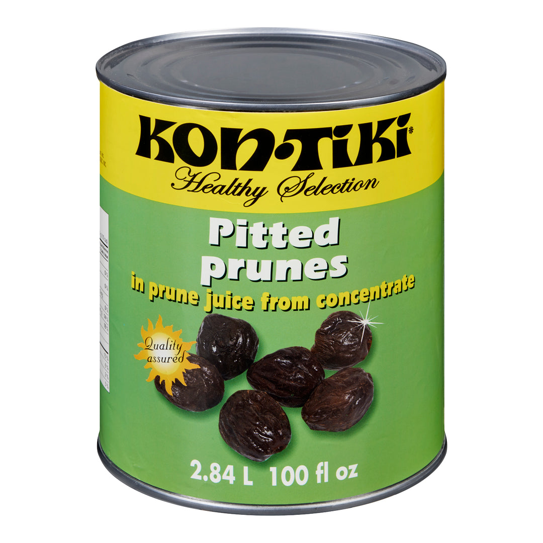 Prune Pitted - 6 x 2.84 L - Kontiki - Restaurant and Foodservice Ingredients - Canadian Distribution
