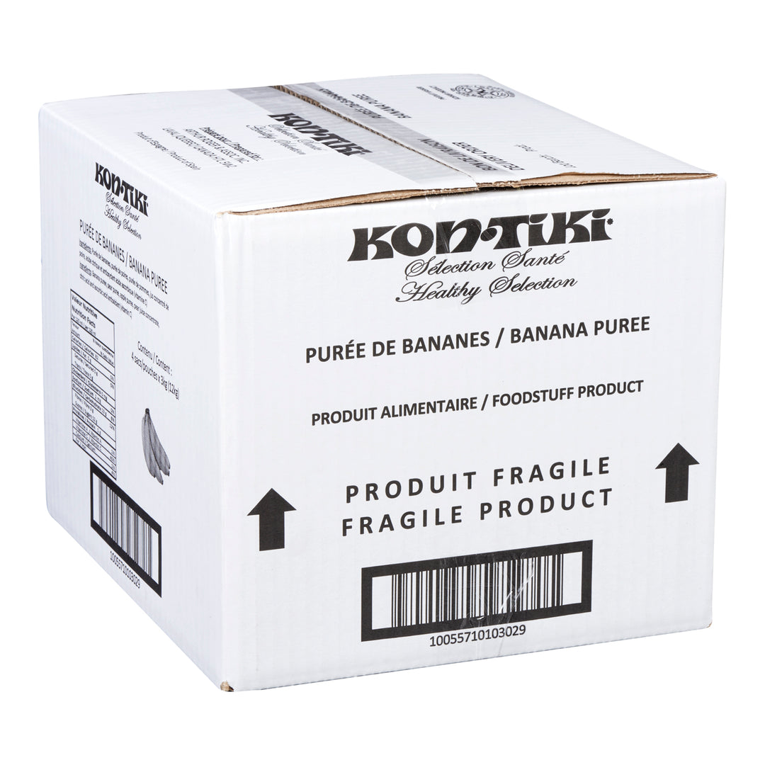 Puree Banana - 4 x 3 L - Kontiki - Restaurant and Foodservice Ingredients - Canadian Distribution