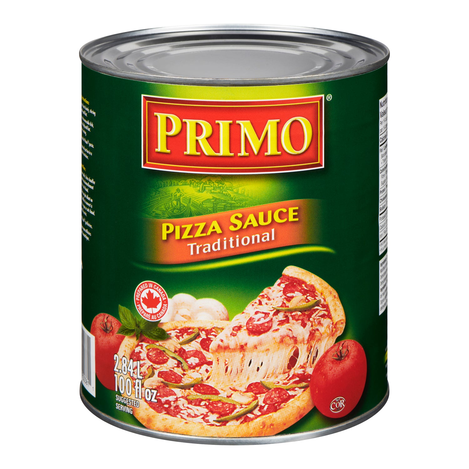 Sauce Pizza - 6 x 2.84 L - Primo - Restaurant and Foodservice