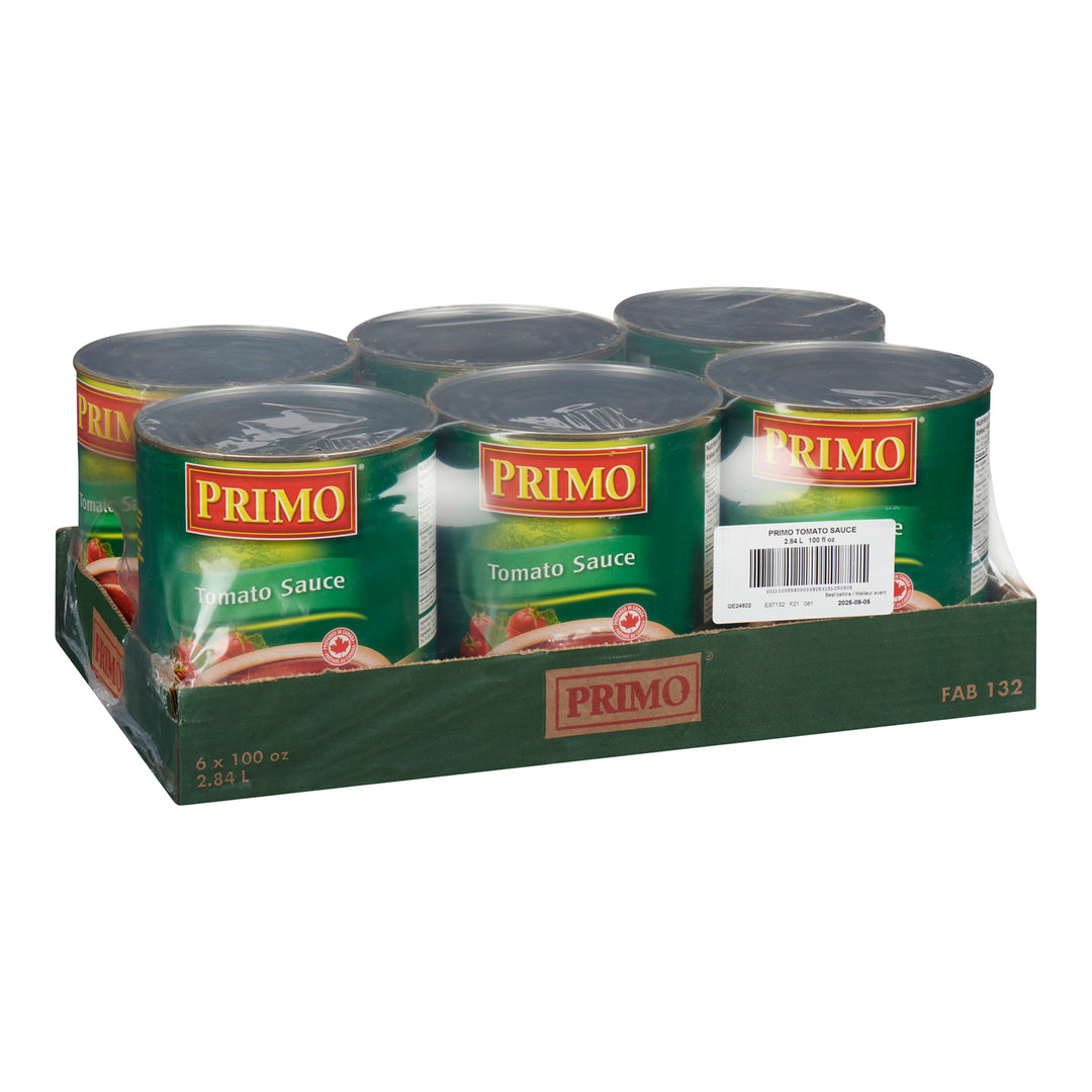 Sauce Tomato - 6 x 2.84 L - Primo - Restaurant and Foodservice Ingredients - Canadian Distribution