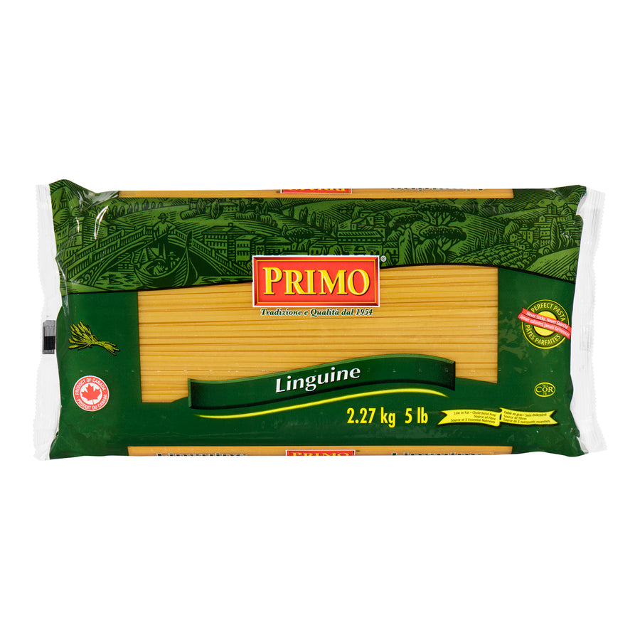 Pasta Linguine 10 in. - 4 x 5 lbs - Primo - Restaurant and Foodservice Ingredients - Canadian Distribution