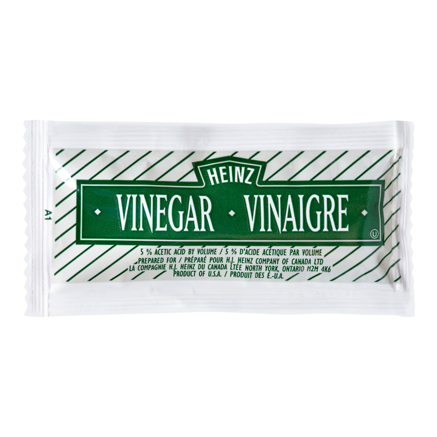 Vinegar Packets - 500 x 7 mL - Heinz - Restaurant and Foodservice Ingredients - Canadian Distribution