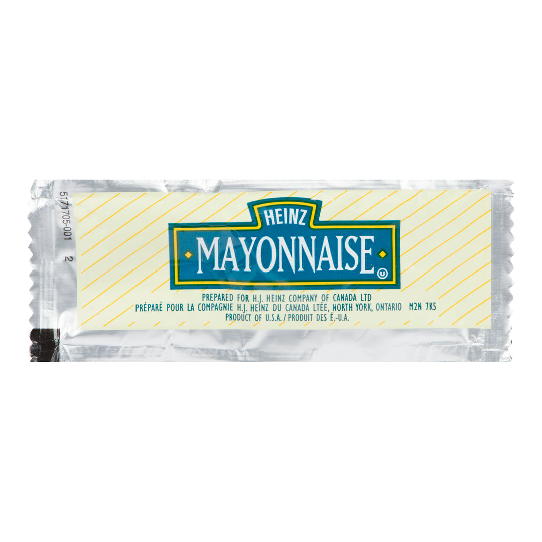 Mayonnaise Individual - 200 x 12.5 g - Heinz - Restaurant and Foodservice Ingredients - Canadian Distribution