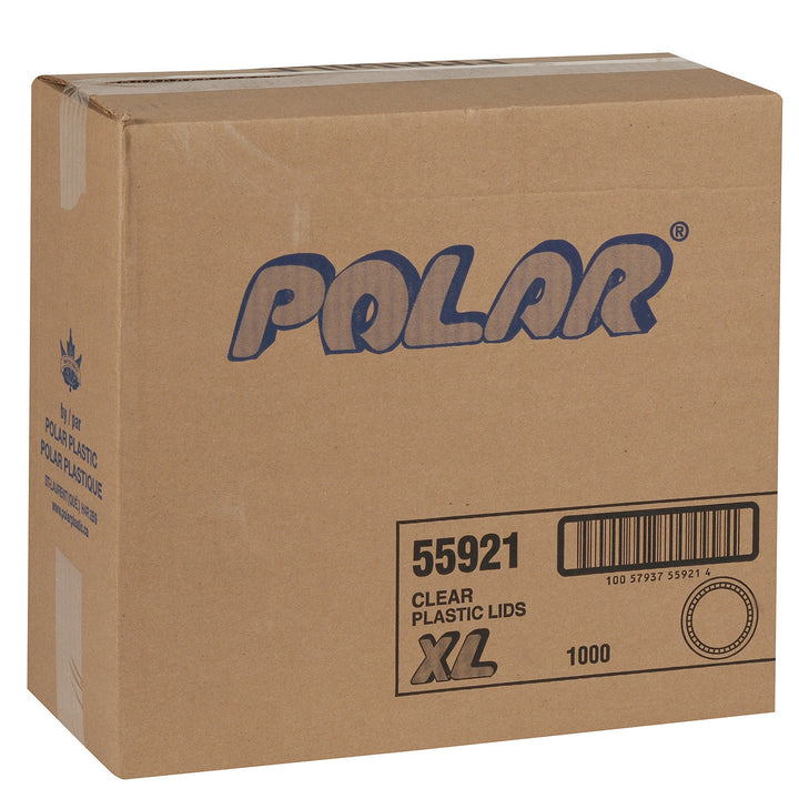 Lid Plastic No Slot Clear - 10 x 100 count - Polar - Packaging and Accessories - Restaurant Supplies and Equipment - Canadian Distribution