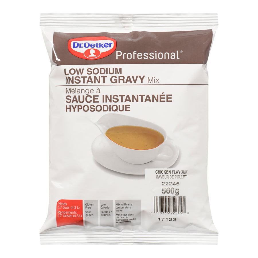 Mix Gravy Chicken Low-Sodium - 6 x 560 g - Oetker - Restaurant and Foodservice Ingredients - Canadian Distribution