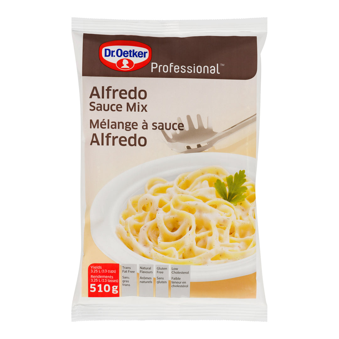 Sauce Pasta Alfredo Mix - 4 x 510 g - Oetker - Restaurant and Foodservice Ingredients - Canadian Distribution