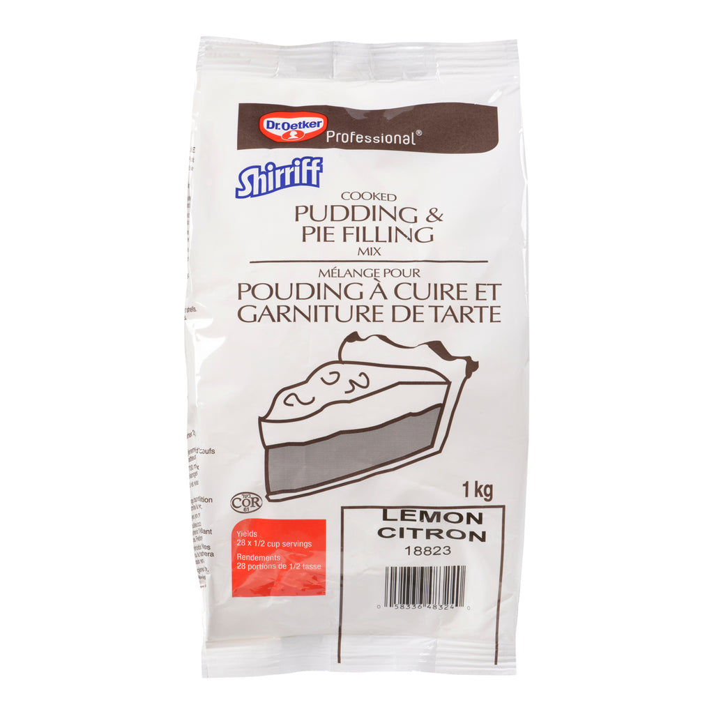 puddingです Pudding Lemon Powder - 2 x 1 kg - Shirriff - Baking Mixes and