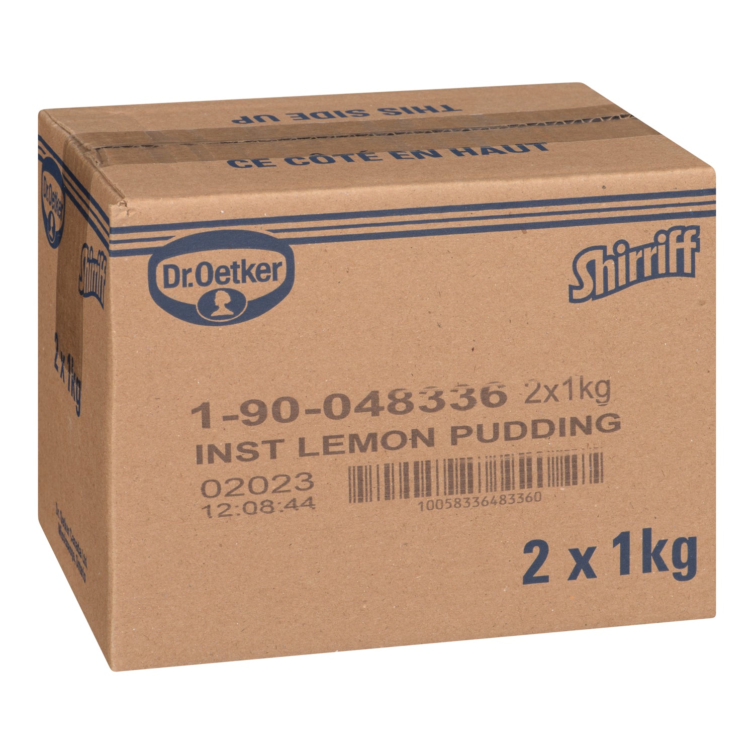 Pudding Lemon Powder Instant - 2 x 1 kg - Shirriff - Baking Mixes