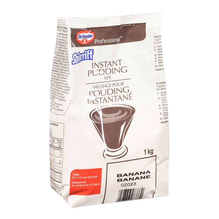 Pudding Banana Powder Instant 