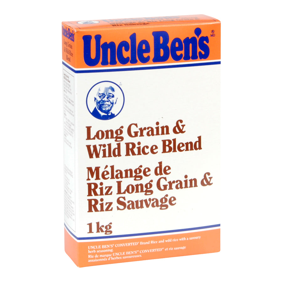 Rice Long Grain & Wild Blend - 6 x 1 kg - Uncle Bens - Restaurant and Foodservice Ingredients - Canadian Distribution