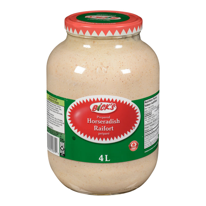 Sauce Horseradish - 2 x 4 L - Bicks Pickles - Restaurant and Foodservice Ingredients - Canadian Distribution