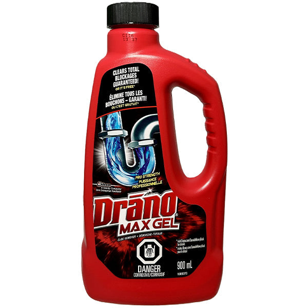 Drano - Max Liquid 9X900 Ml - Canadian Distribution