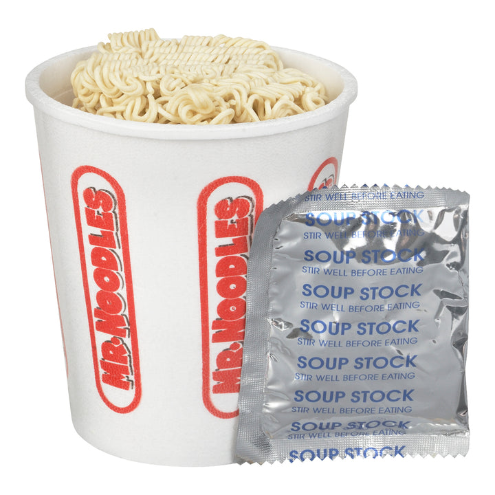 Soup Vegetable Noodle Cup - 12 x 64 g - Mr Noodles - Restaurant and Foodservice Ingredients - Canadian Distribution