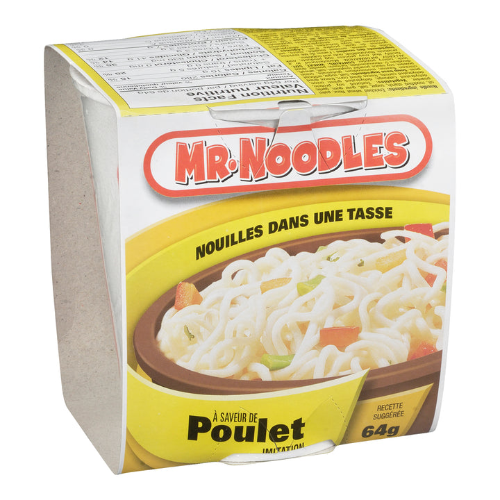 Soup Chicken Noodle Mix Mr. Noodles - 12 x 64 g - Mr Noodles - Restaurant and Foodservice Ingredients - Canadian Distribution