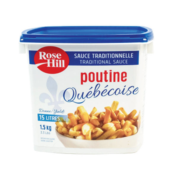 ROSE HILL - QUEBECOISE POUTINE SAUCE MIX 4x1.5 KG