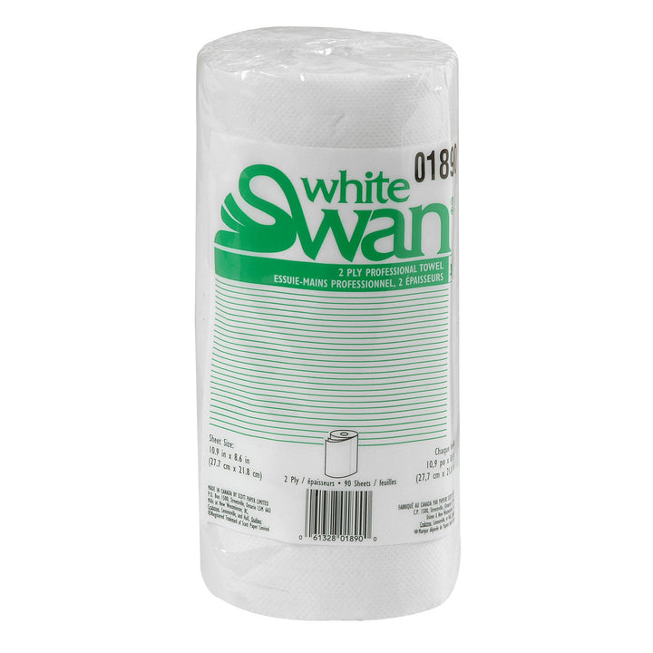 Towel Paper 11 in. 2 Ply - 24 x 90 count - White Swan - Packaging and Accessories - Restaurant Supplies and Equipment - Canadian Distribution