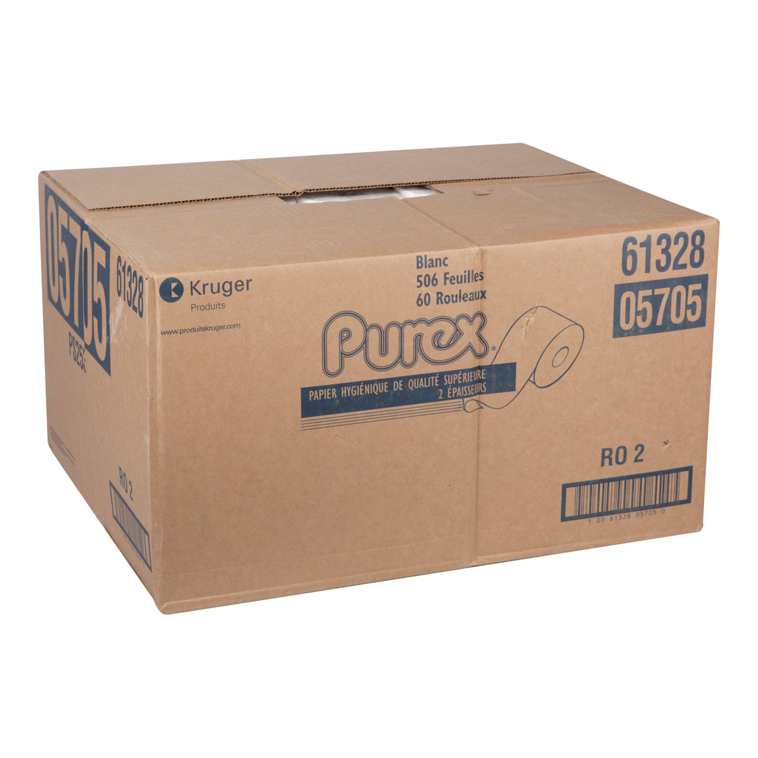 Tissue Toilet 2 Ply White Individually Wrapped - 60 x 506 count - Purex - Packaging and Accessories - Restaurant Supplies and Equipment - Canadian Distribution