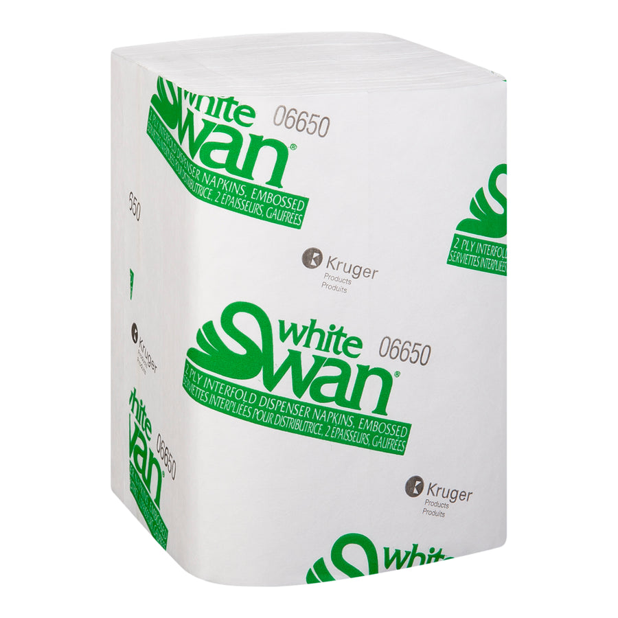 Napkin Dispenser 2 Ply Interfold - 24 x 250 count - White Swan - Packaging and Accessories - Restaurant Supplies and Equipment - Canadian Distribution