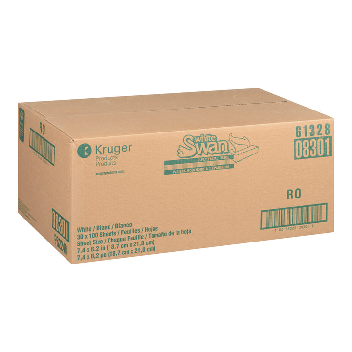 Tissue Facial 2 Ply Ultimate Washroom - 30 x 100 count - White Swan - Packaging and Accessories - Restaurant Supplies and Equipment - Canadian Distribution