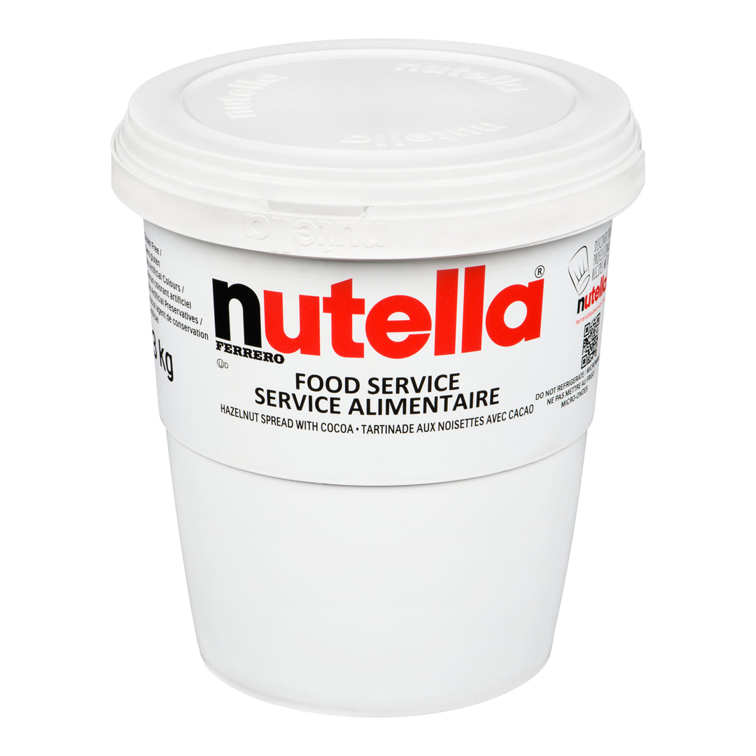 Spread Hazelnut & Chocolate Nutella - 2 x 3 kg - Nutella - Restaurant and Foodservice Ingredients - Canadian Distribution