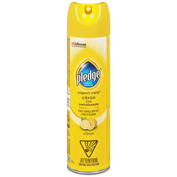 Pledge - Lemon Fresh Aerosol 12X275 Gr - Canadian Distribution